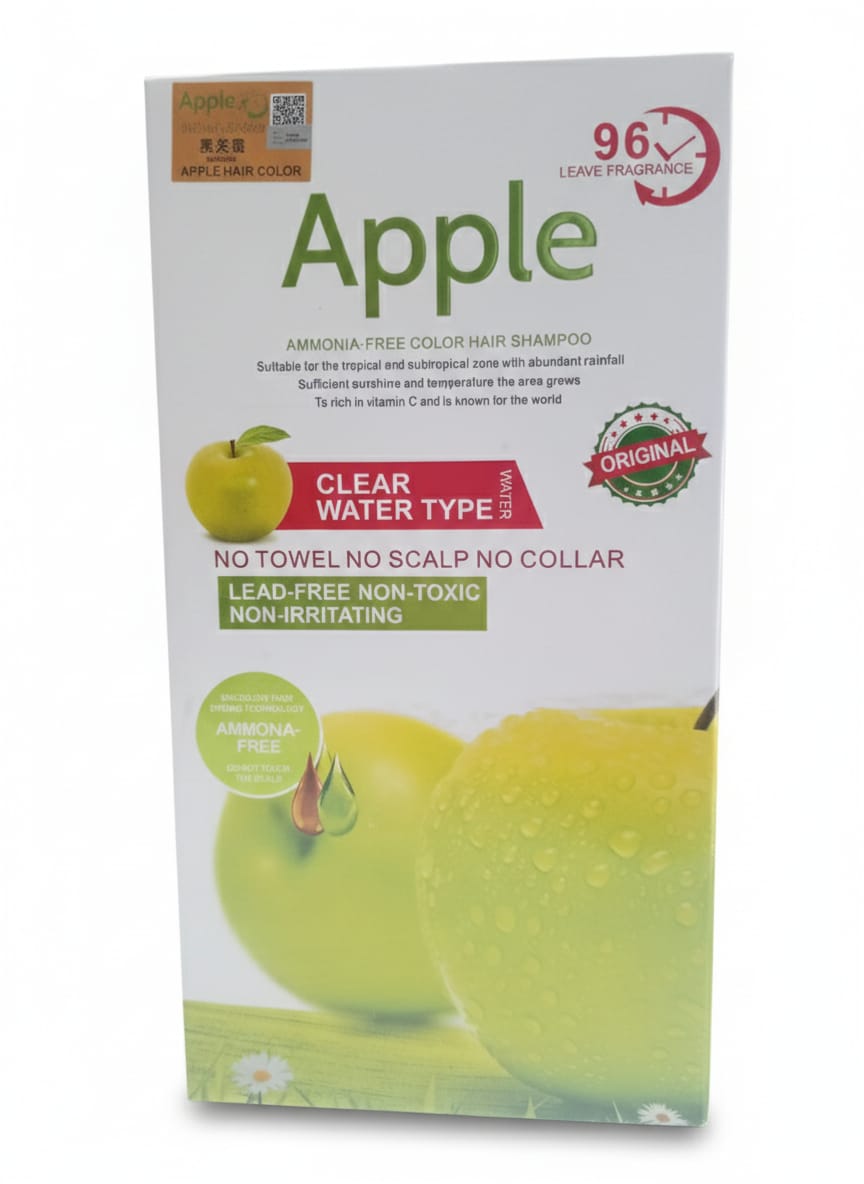 Apple Sticker hair color original UAE 1000ml 96 (Amonia Free)