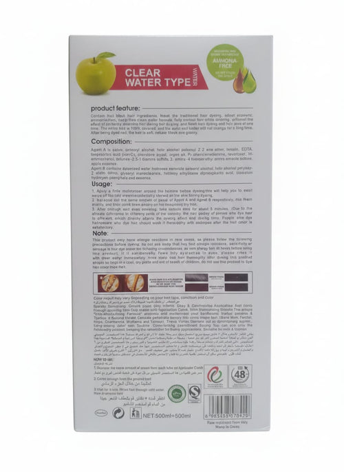 Apple Sticker hair color original UAE 1000ml 96 (Amonia Free)