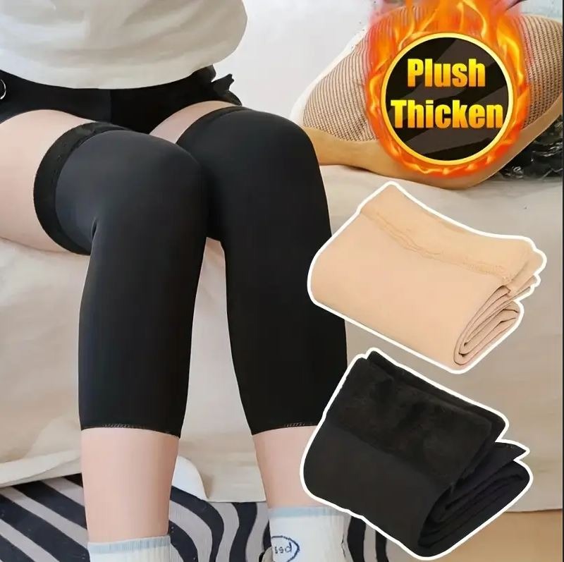 Durable Knee Warmers For Men & Women-Robust Thermal Fleece with Adjustable Straps | Original Cashmere-Type Knee Warmer for Arthritis, Joint Support & Winter